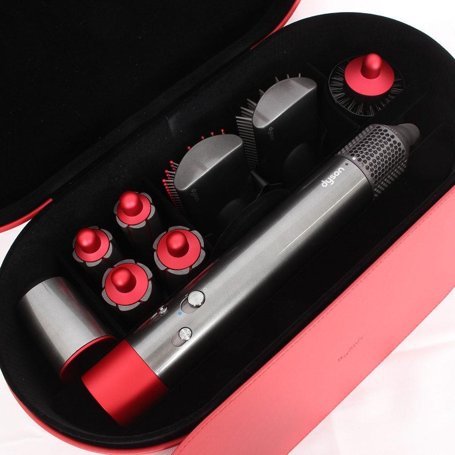 Dyson - 【美品】Dyson Airwrap Complete HS01 COMP RN NM ニッケル/レッド ダイソン エアラップ ヘアスタイラー 本体 ボーナスストア+5％【美品】Dyson Airwrap Complete HS01 COMP