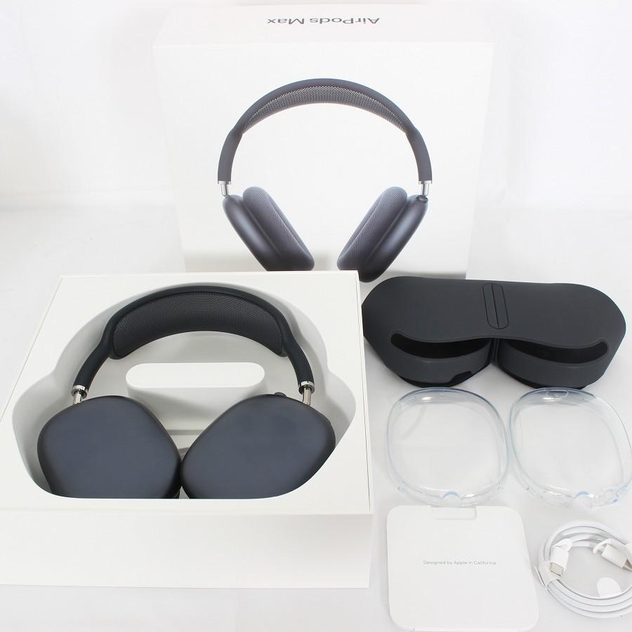 ボーナスストア+5％【美品】Apple AirPods Max USB-C PWW43ZA/A ミッドナイト 刻印モデル MWW43ZA/A ヘッドホン ワイヤレス エアポッズ マックス 本体 | 