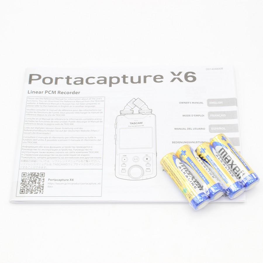 ボーナスストア+5％【美品】TASCAM Portacapture X6 ポータブルレコーダー 32bitフロート録音対応 タスカム 本体 |  | 07