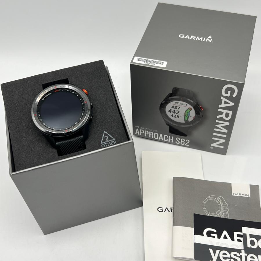【ボーナスストア+5％】GARMIN Approach S62 Black 010-02200-20 ゴルフナビ スマートウォッチ アプローチ ガーミン 本体 | 