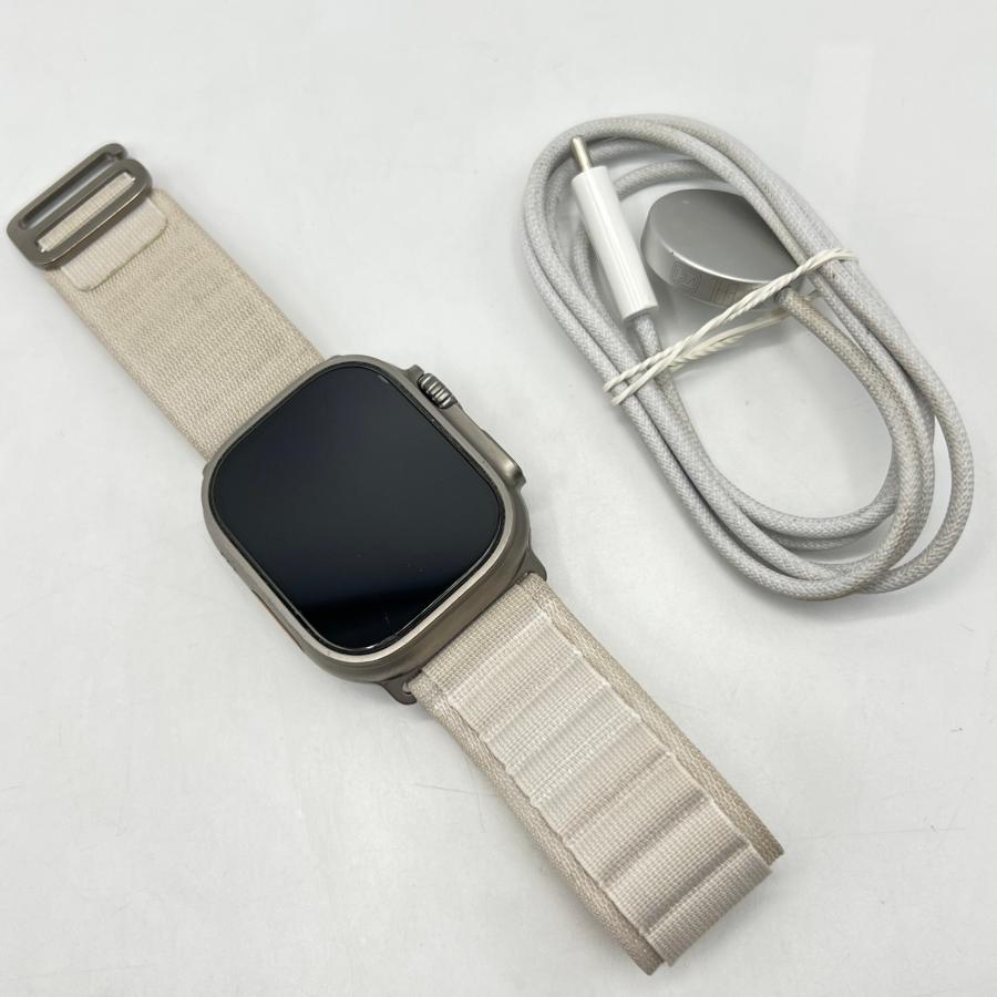 Apple Watch Ultra GPS+Cellular 49mm MQFR3J/A チタニウムケース  