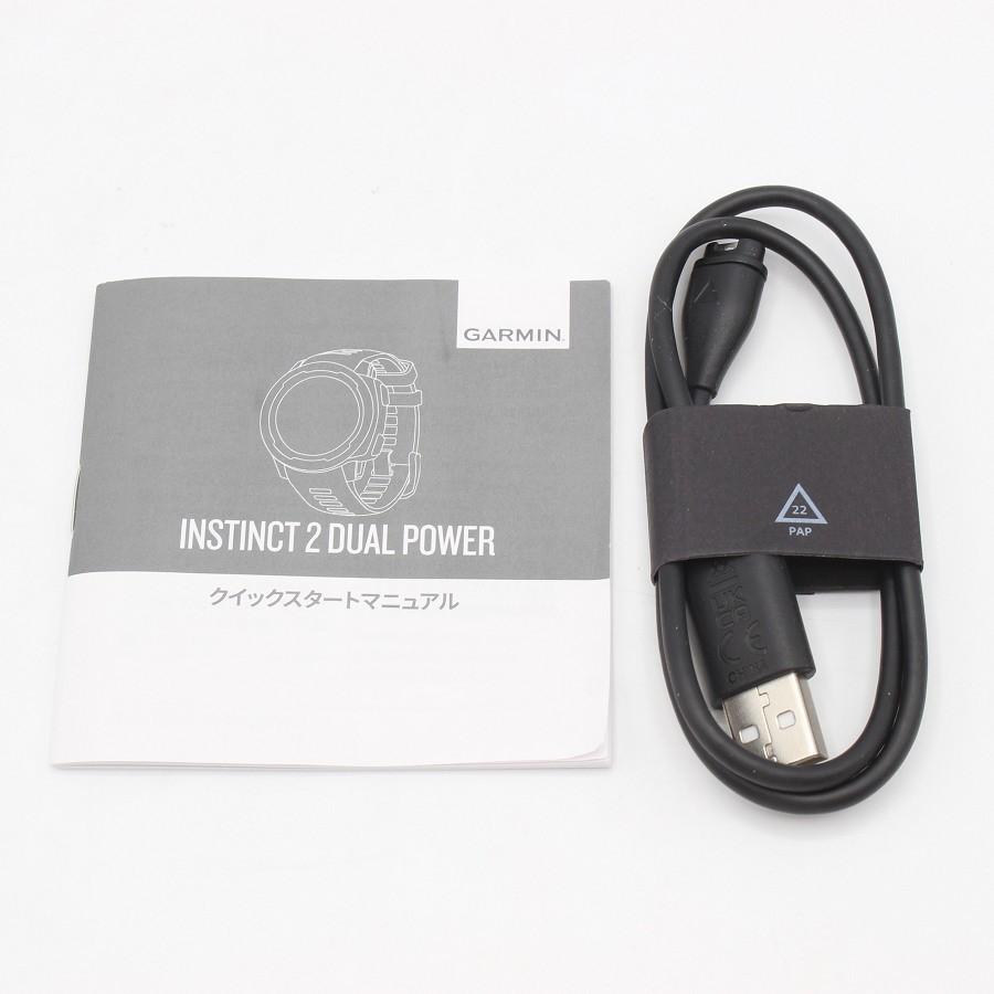 ボーナスストア+5％【美品】 GARMIN Instinct 2 Dual Power Graphite 010-02627-40 スマートウォッチ ガーミン インスティンクト 本体 |  | 12