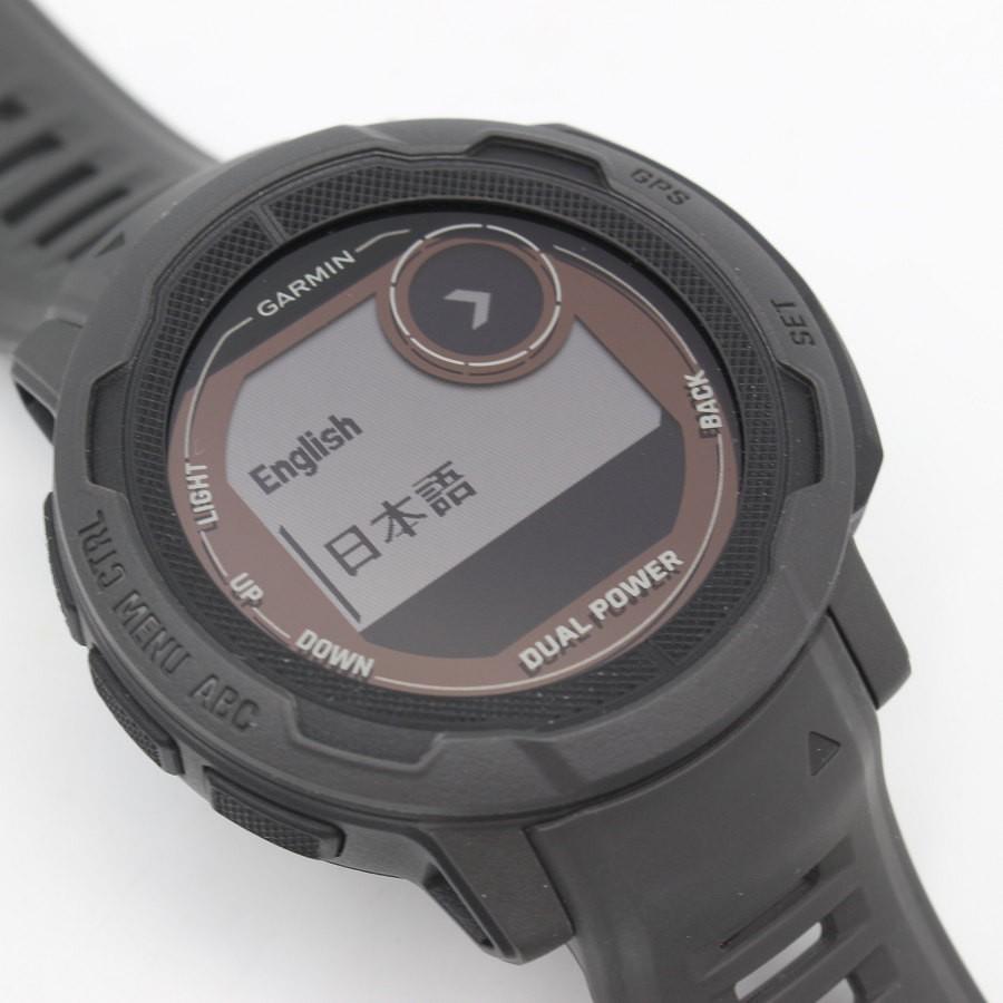 ボーナスストア+5％【美品】 GARMIN Instinct 2 Dual Power Graphite 010-02627-40 スマートウォッチ ガーミン インスティンクト 本体 |  | 03