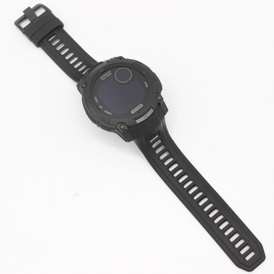 ボーナスストア+5％【美品】GARMIN Instinct 3 Dual Power Tactical 50mm 010-02935-80 ブラック スマートウォッチ インスティンクト |  | 01