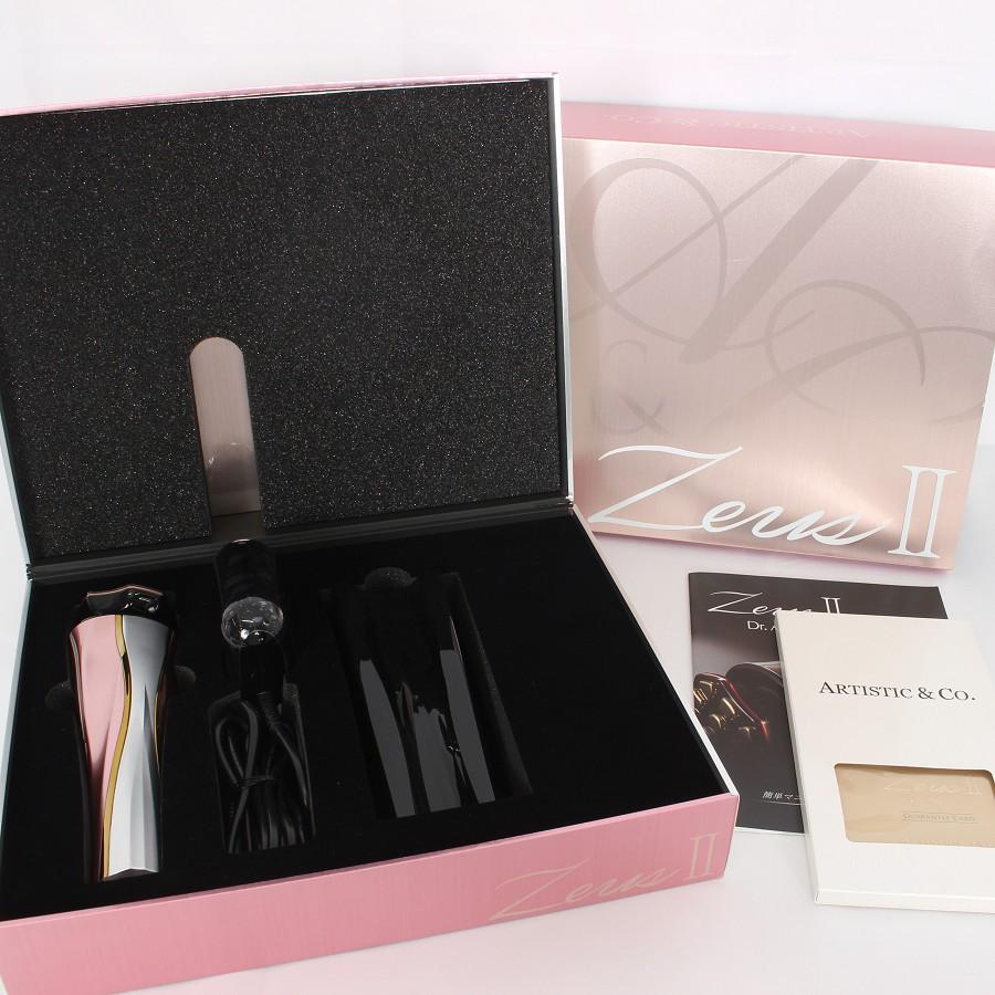 ボーナスストア+5％【美品】Dr.Arrivo Zeus II アテナローズ 美顔器 EMS RF M/U LED ドクターアリーヴォ ゼウス 2 ARTISTIC&CO. 本体 | 