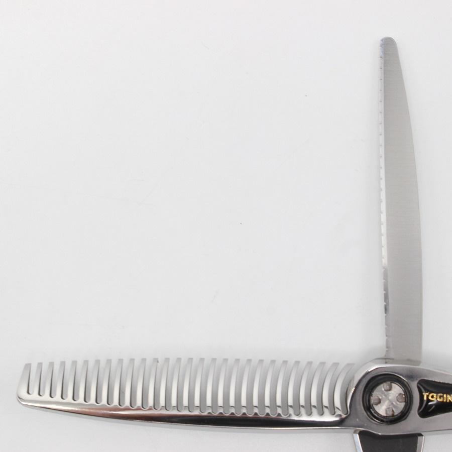 ボーナスストア+5％【美品】刃物屋トギノン NEO Queen R28 セニング 5.8インチ メガネハンドル 28目 約20% ネオクイーン トギノン シザー |  | 02