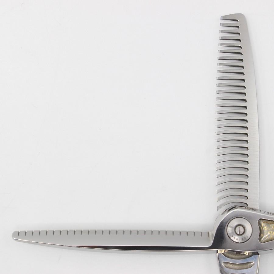 ボーナスストア+5％【美品】刃物屋トギノン NEO Queen R28 セニング 5.8インチ メガネハンドル 28目 約20% ネオクイーン トギノン シザー |  | 04