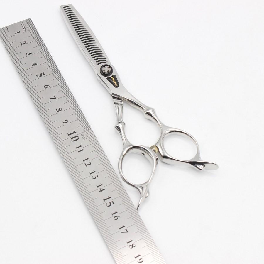 ボーナスストア+5％【美品】刃物屋トギノン NEO Queen R28 セニング 5.8インチ メガネハンドル 28目 約20% ネオクイーン トギノン シザー |  | 09