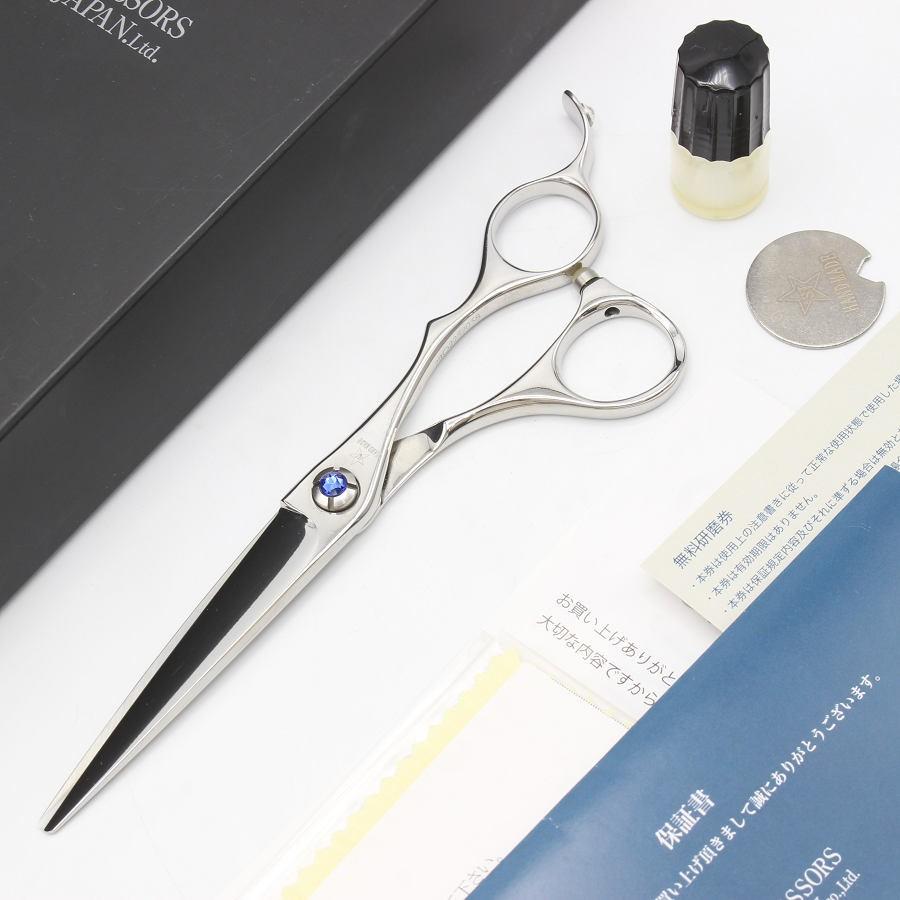 ボーナスストア+5％【美品】シザーズジャパン Qv ハイブリッド LSBS加工 QVHHB60i16N カットシザー 6インチ ハマグリ刃 オフセットハンドル | 