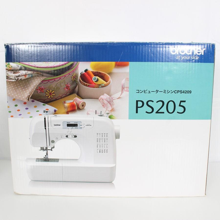 ボーナスストア+5％【美品】ブラザー コンピューターミシン PS205 
