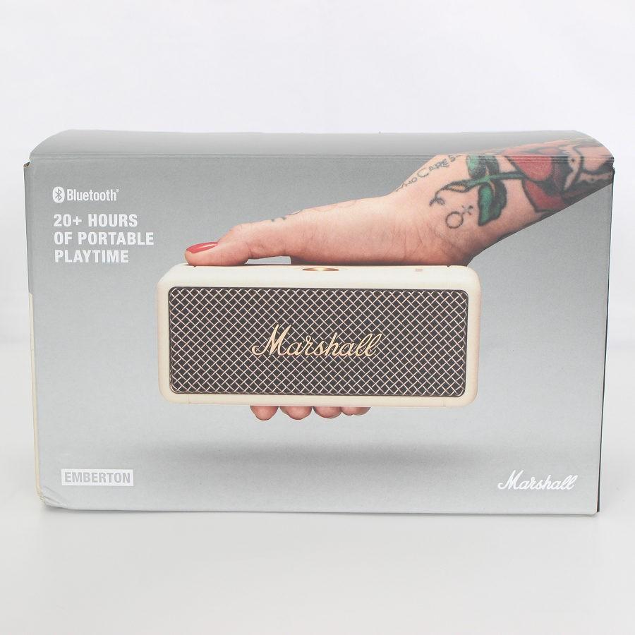 ボーナスストア+5％【美品】Marshall Emberton Cream ポータブル