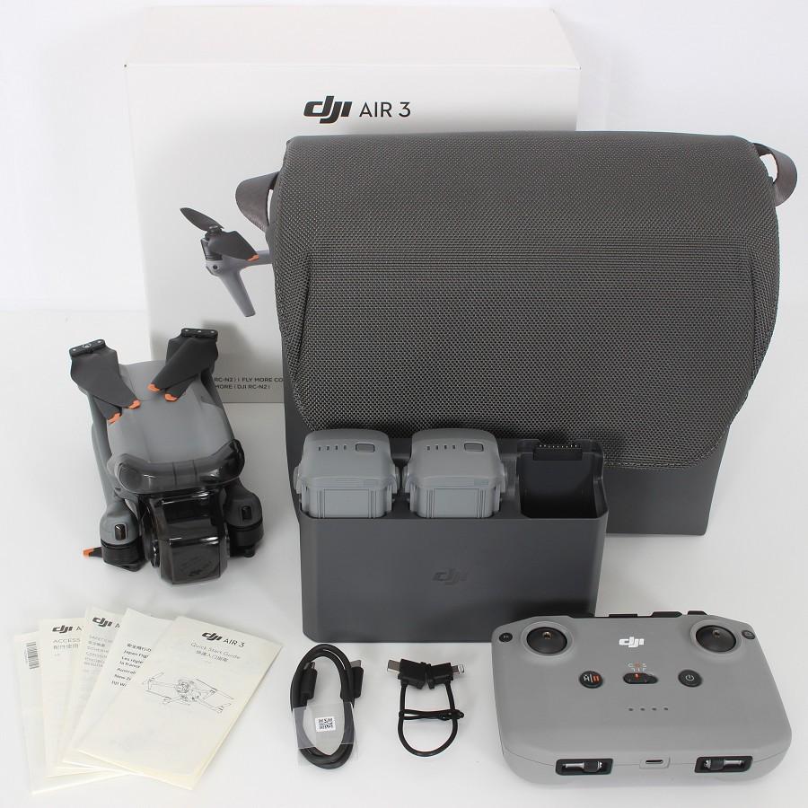 ボーナスストア+5％【美品】DJI Air 3 Fly More Combo RC-N2付属 TZ3232 ドローン エアー フライモアコンボ 本体 | 