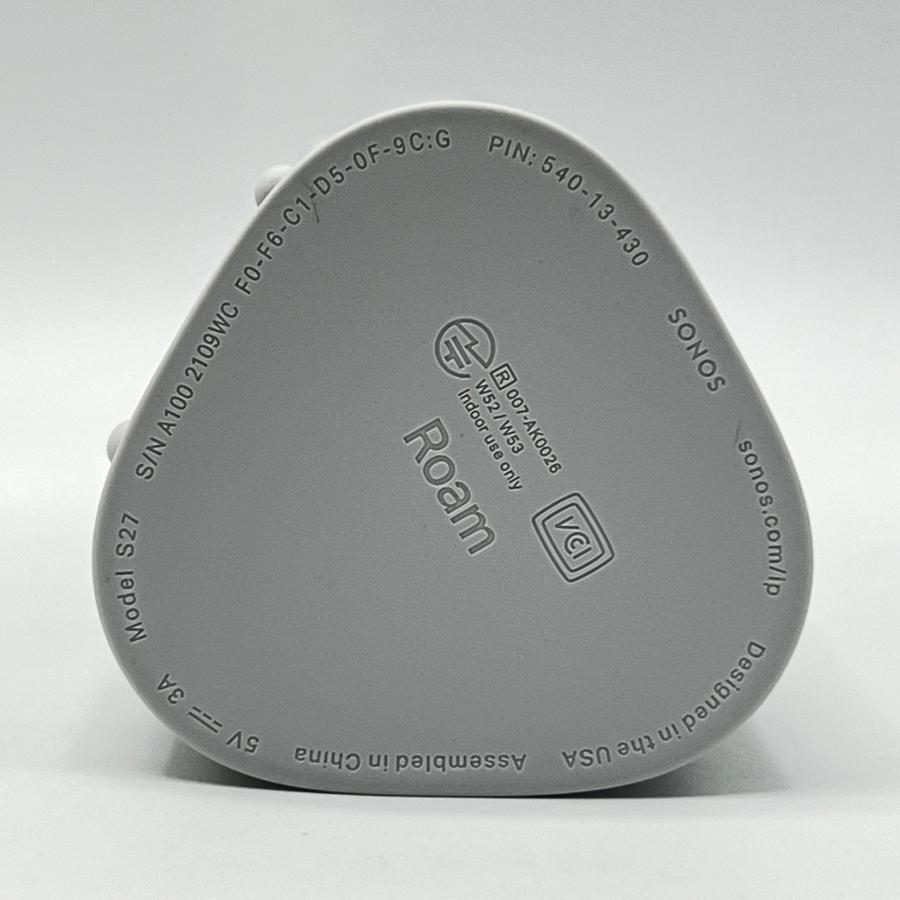 ボーナスストア+5％【美品】Sonos Roam ROAM1JP1 ホワイト ソノス ローム Wi-Fi Bluetooth対応 IP67 防塵・防水仕様 本体 |  | 07