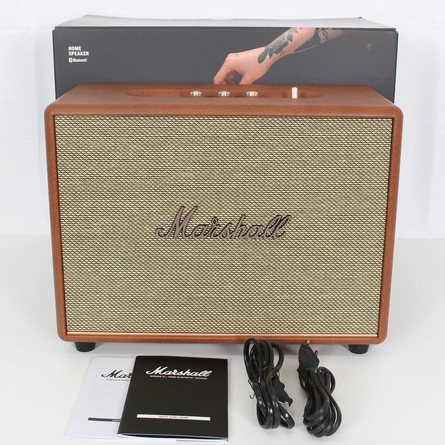 ボーナスストア+5％【美品】Marshall Woburn III ブラウン ワイヤレス Bluetooth スピーカー マーシャル 本体 | 