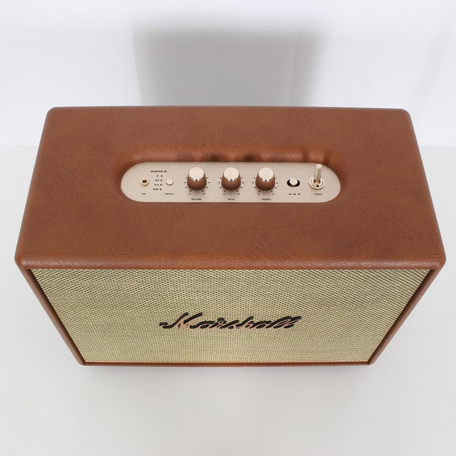 ボーナスストア+5％【美品】Marshall Woburn III ブラウン ワイヤレス Bluetooth スピーカー マーシャル 本体 |  | 05