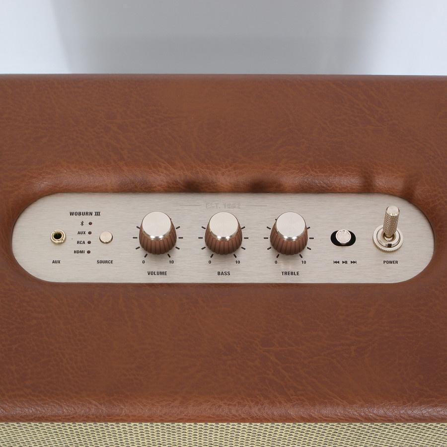 ボーナスストア+5％【美品】Marshall Woburn III ブラウン ワイヤレス Bluetooth スピーカー マーシャル 本体 |  | 06