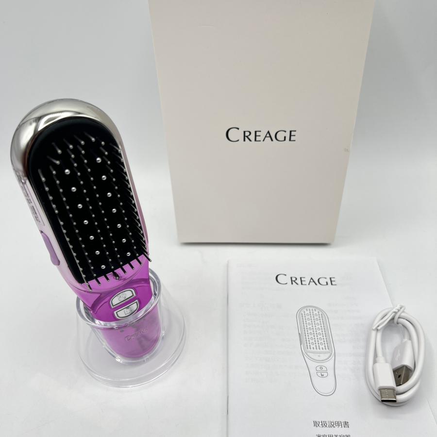 ボーナスストア+5％【美品】ヤーマン CREAGE グロウブラシ CR-04V 家庭用美容器 ヘアケア 美顔器 YA-MAN クリアージュ 本体 | 