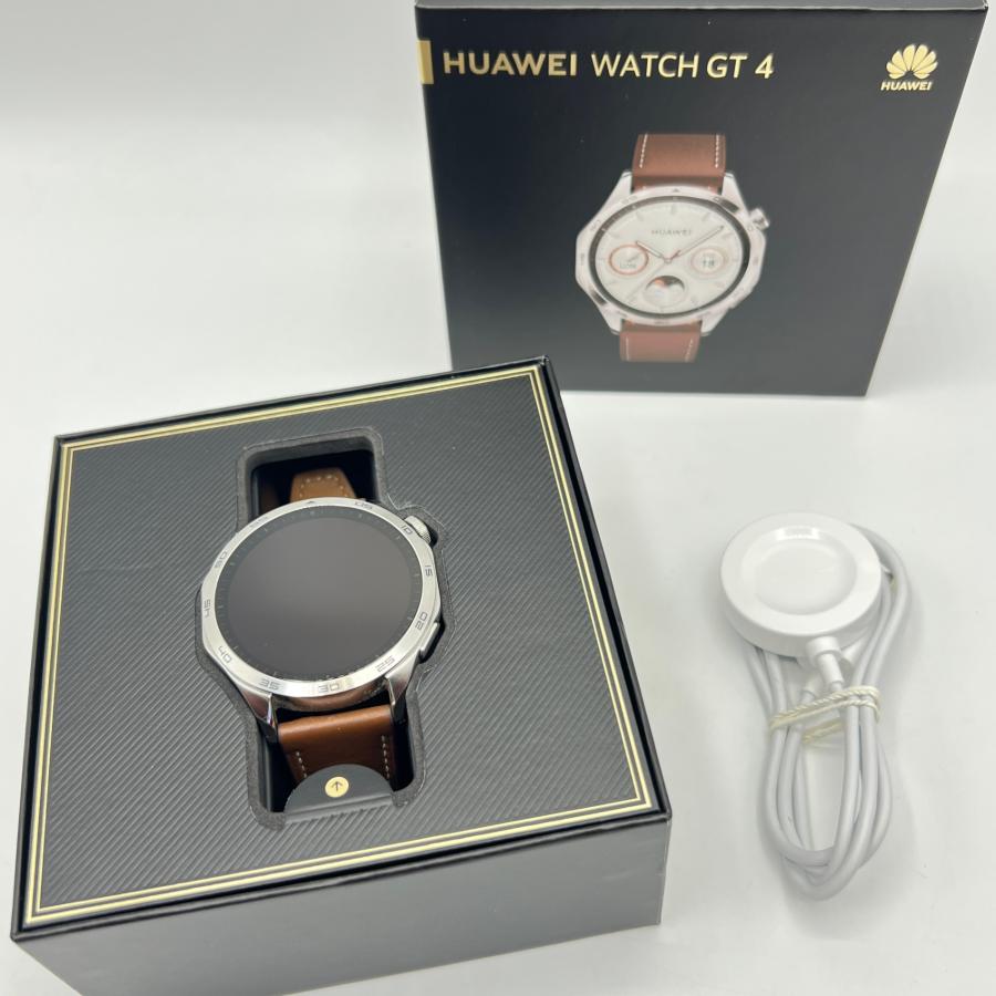 ボーナスストア+5％】HUAWEI WATCH GT4 46mm PNX-B19 ブラウン  