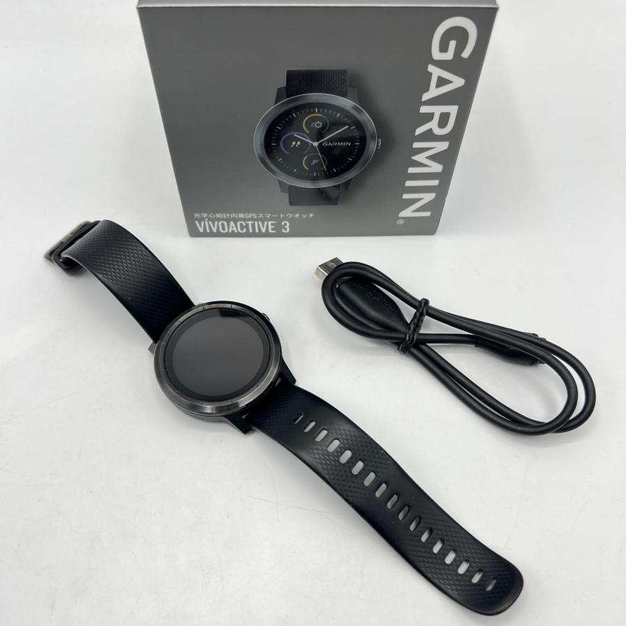 【ボーナスストア+5％】GARMIN vivoactive 3 Black Slate 010-01769-71 スマートウォッチ ガーミン ヴィヴォアクティブ 本体 | 