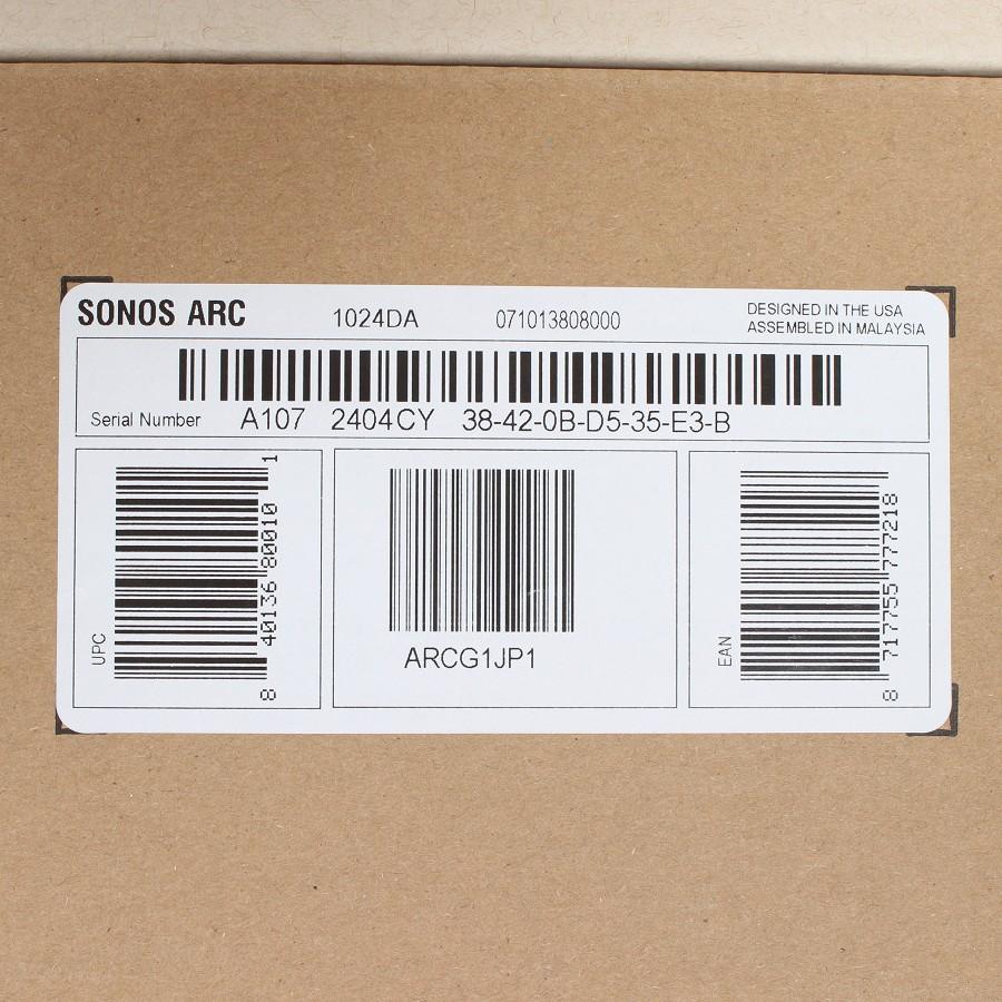 ボーナスストア+5％【新品未開封】Sonos Arc スマートサウンドバー ARCG1JP1 Dolby Atmos対応 AirPlay2対応 アレクサ搭載 ホワイト ソノス アーク |  | 03