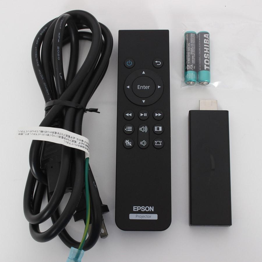 EPSON EF-100B プロジェクター 本体+サードパーティリモコン EPSON エプソン EF-100B ホームプロジェクター リモコン付き ホーム