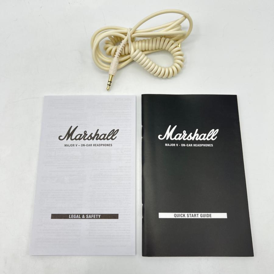 ボーナスストア+5％【美品】Marshall MAJOR V クリーム ヘッドホン ワイヤレス マーシャル 本体 |  | 10