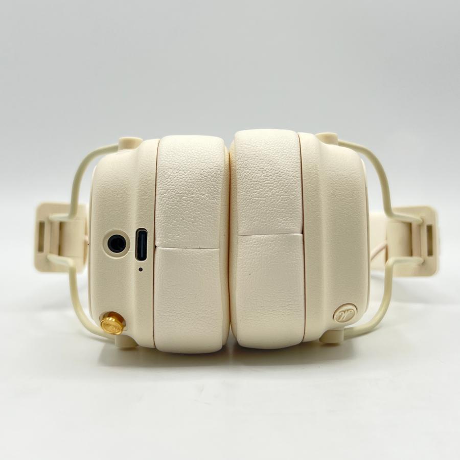ボーナスストア+5％【美品】Marshall MAJOR V クリーム ヘッドホン ワイヤレス マーシャル 本体 |  | 05