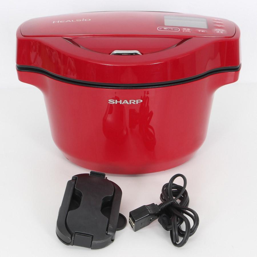 【ボーナスストア+5％】シャープ ヘルシオ ホットクック KN-HW16F-R 無水調理鍋 レッド系 圧力鍋 SHARP 本体 | 