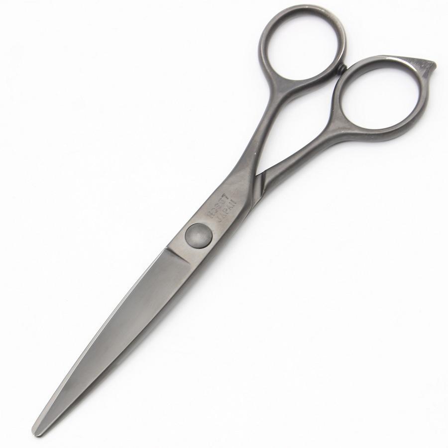 ボーナスストア+5％【美品】オオカワプロシザーズ HCS57-A DLC マットコーティング カットシザー 5.7インチ 笹刃 メガネハンドル |  | 01