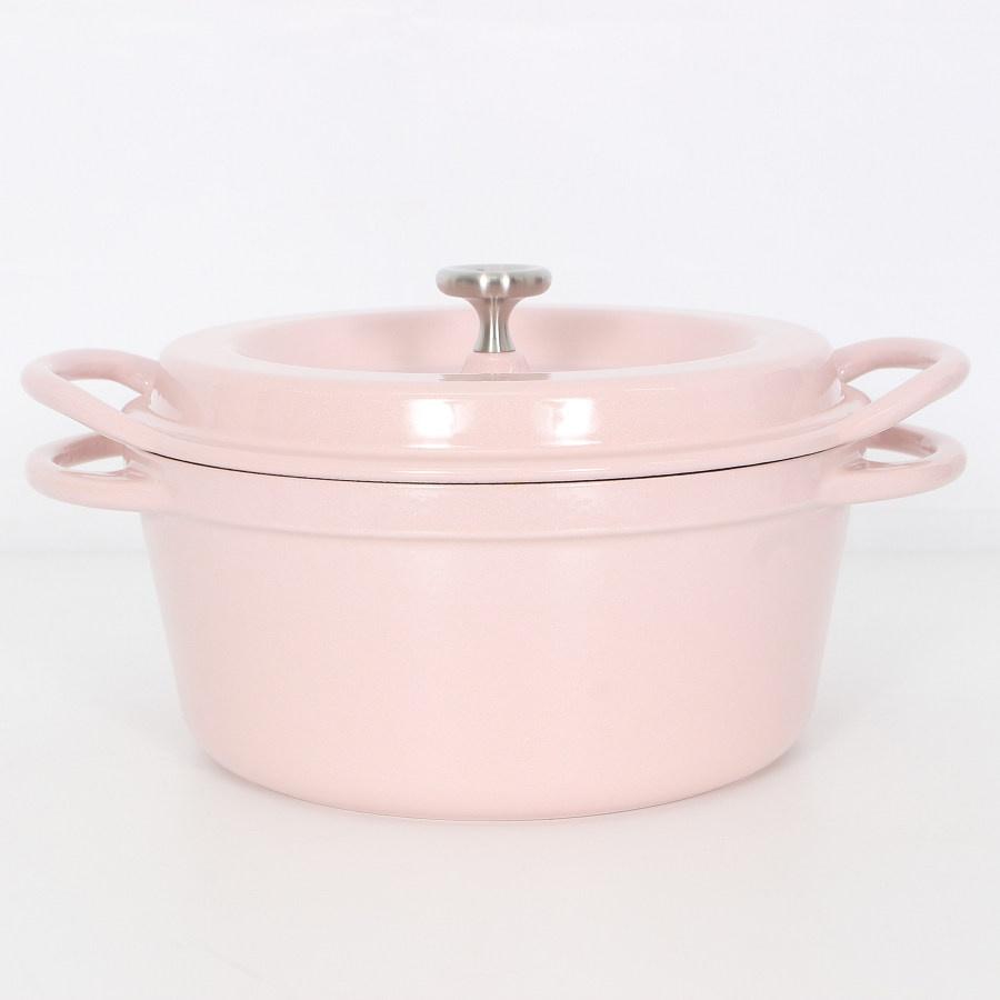 ボーナスストア+5％【新品】バーミキュラ オーブンポットラウンド 18cm PNK18R パールピンク 無水 ホーロー 両手鍋 本体 |  | 02