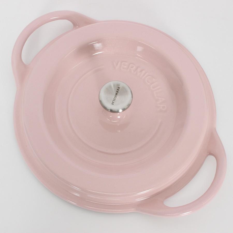 ボーナスストア+5％【新品】バーミキュラ オーブンポットラウンド 18cm PNK18R パールピンク 無水 ホーロー 両手鍋 本体 |  | 05