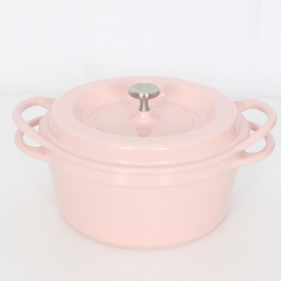 ボーナスストア+5％【新品】バーミキュラ オーブンポットラウンド 18cm PNK18R パールピンク 無水 ホーロー 両手鍋 本体 |  | 01