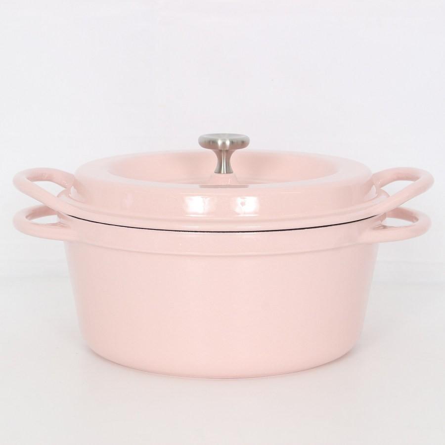 ボーナスストア+5％【新品】バーミキュラ オーブンポットラウンド 18cm PNK18R パールピンク 無水 ホーロー 両手鍋 本体 |  | 02