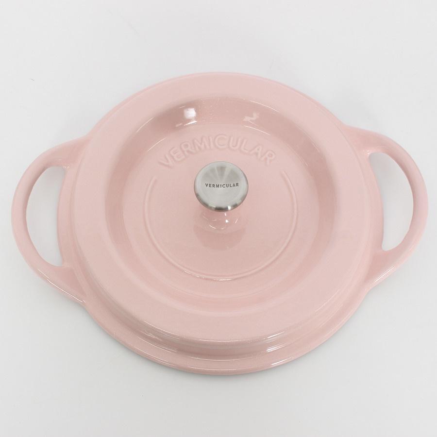 ボーナスストア+5％【新品】バーミキュラ オーブンポットラウンド 18cm PNK18R パールピンク 無水 ホーロー 両手鍋 本体 |  | 05