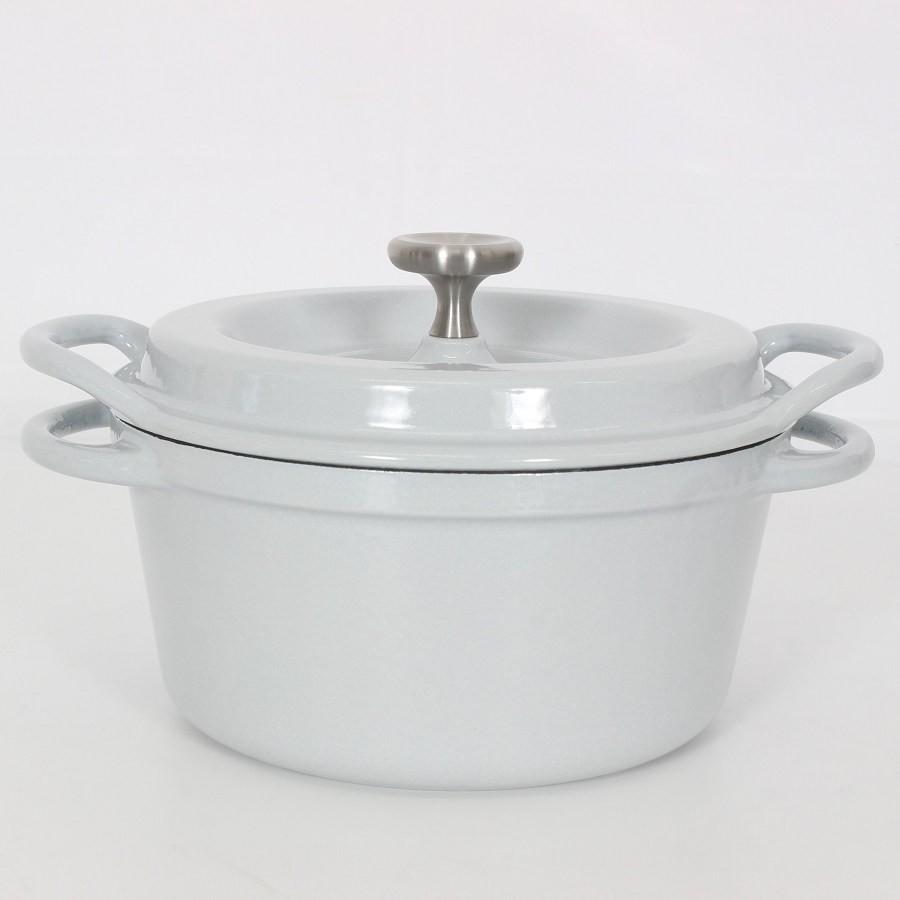 ボーナスストア+5％【新品】バーミキュラ オーブンポットラウンド 14cm STN14R ストーン 無水 ホーロー 両手鍋 本体 |  | 02