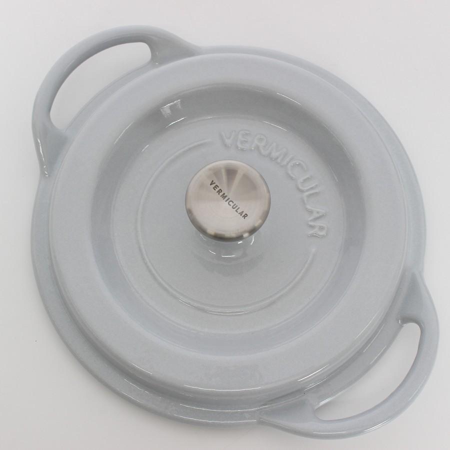 ボーナスストア+5％【新品】バーミキュラ オーブンポットラウンド 14cm STN14R ストーン 無水 ホーロー 両手鍋 本体 |  | 05