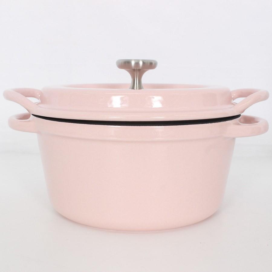 ボーナスストア+5％【新品】バーミキュラ オーブンポットラウンド 14cm PNK14R パールピンク 無水 ホーロー 両手鍋 本体 |  | 02