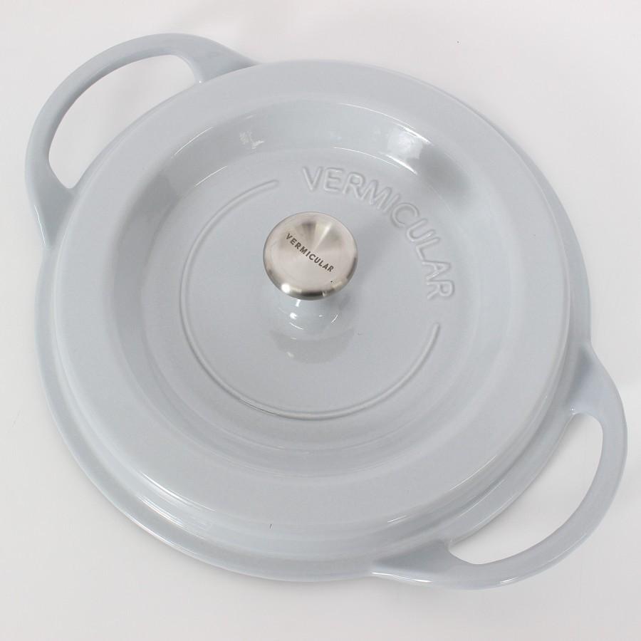 ボーナスストア+5％【新品】バーミキュラ オーブンポットラウンド 22cm STN22R ストーン 無水 ホーロー 両手鍋 Vermicular 本体 |  | 05