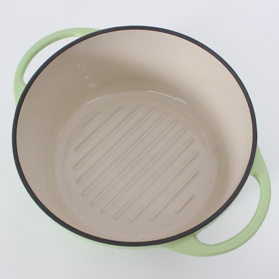 ボーナスストア+5％【新品】バーミキュラ オーブンポットラウンド 22cm GRN22R パールグリーン 無水 ホーロー 両手鍋 本体 |  | 03