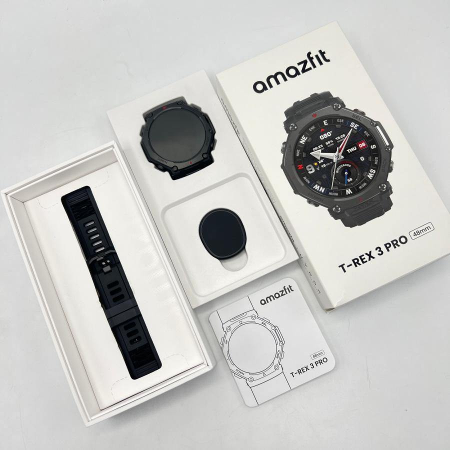 ボーナスストア+5％【美品】Amazfit T-Rex 3 Pro 48mm タクティカル  