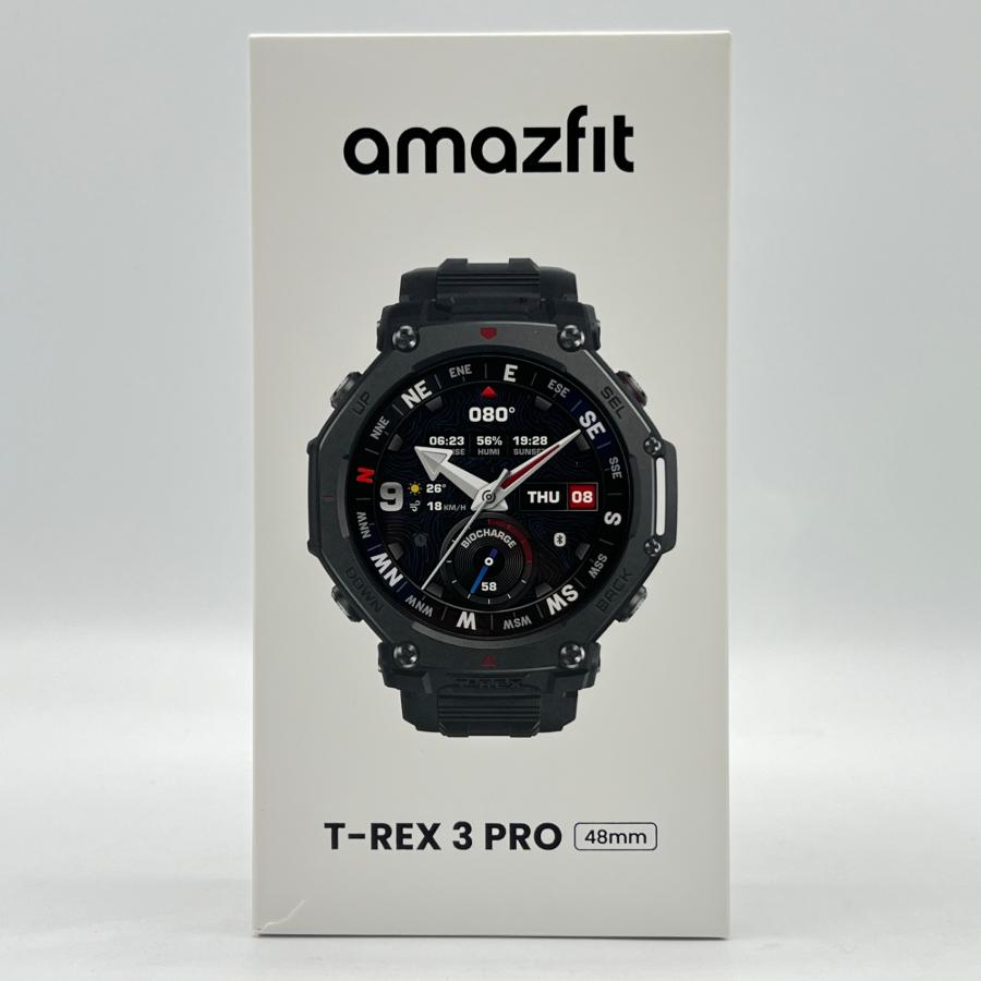 ボーナスストア+5％【美品】Amazfit T-Rex 3 Pro 48mm タクティカル  