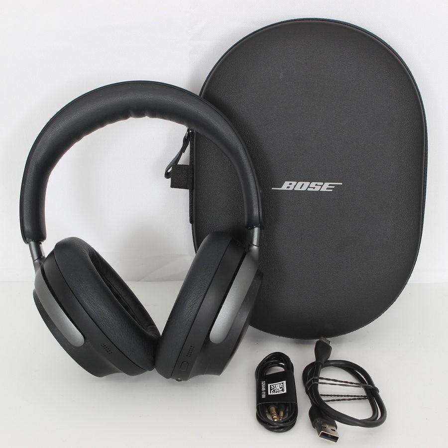 ボーナスストア+5％【美品】BOSE QuietComfort Ultra Headphones ブラック 空間オーディオ対応 ヘッドホン ボーズ 本体 | 