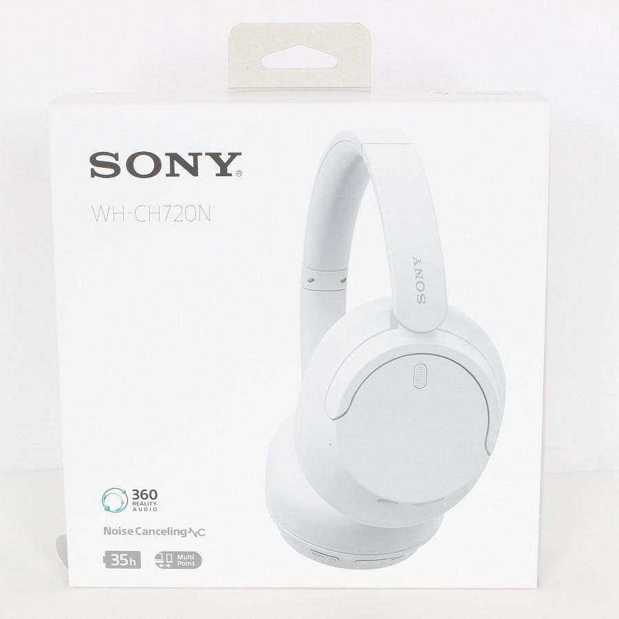 ボーナスストア+5％【美品】SONY WH-CH720N-W ホワイト ワイヤレスノイズキャンセリングヘッドホン ソニー 本体 |  | 09