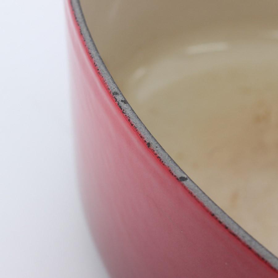 【ボーナスストア+5％】ル・クルーゼ ココット オーバル 25cm レッド 25002-25 ホーロー 両手鍋 本体 |  | 04