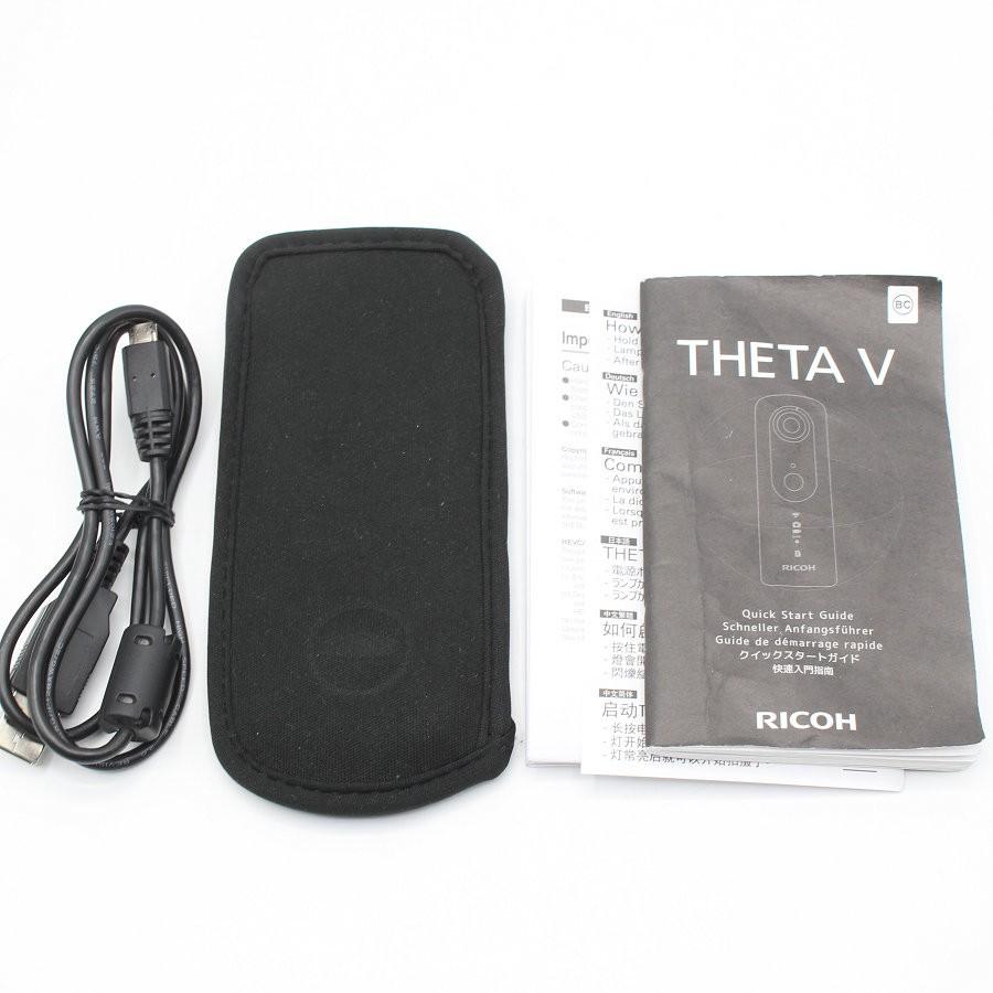 ボーナスストア+5％【美品】リコー THETA V 910725 メタリックグレー