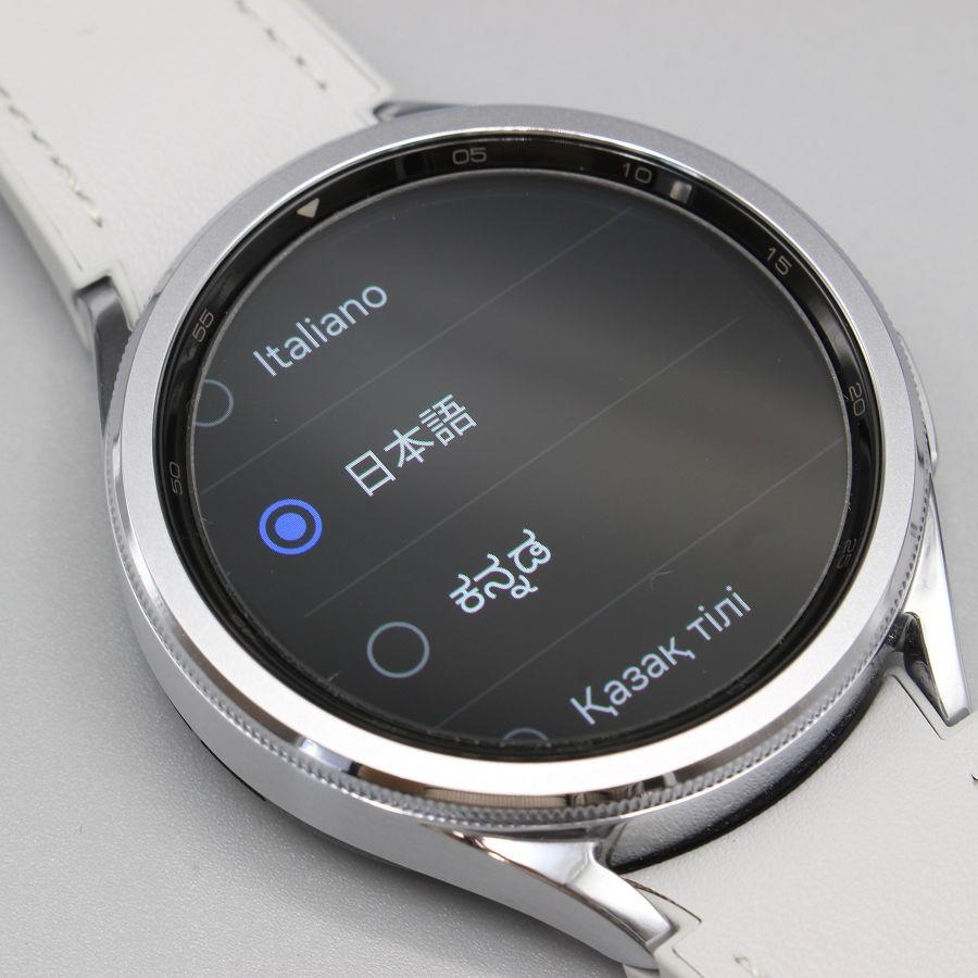 ボーナスストア+5％【美品】SAMSUNG Galaxy Watch6 Classic 47mm SM-R960NZSAXJP シルバー スマートウォッチ サムスン ギャラクシーウォッチ クラシック 本体 |  | 02