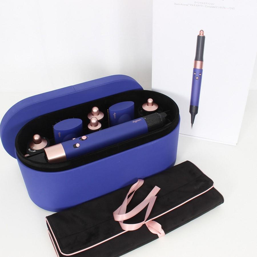 ボーナスストア+5％【美品】Dyson Airwrap マルチスタイラー Complete HS05 COMP VBR SP ビンカブルー/ロゼ ヘアドライヤー ダイソン エアラップ 本体 | 