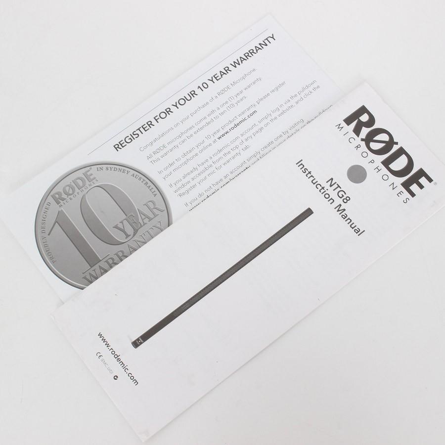 ボーナスストア+5％【美品】RODE Microphones ロングショットガンマイク NTG8 ロードコンデンサーマイク ロード 本体 |  | 06