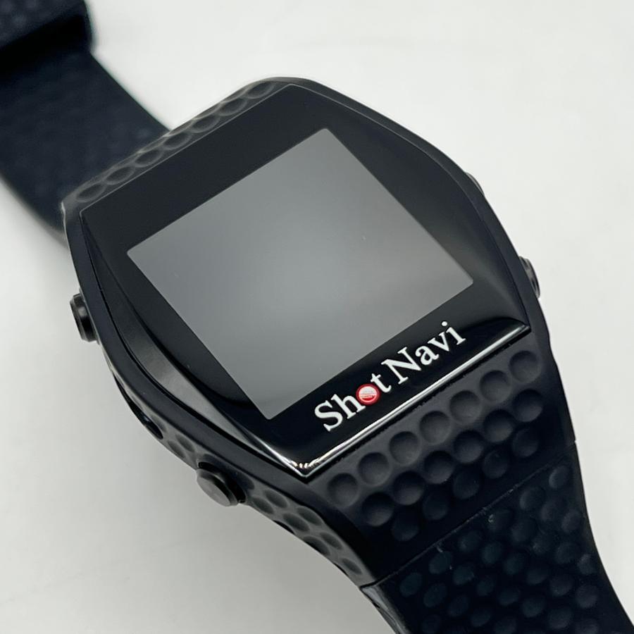 【ボーナスストア+5％】ShotNavi INFINITY ブラック 腕時計型ゴルフ用GPSナビ ショットナビ インフィニティ 本体 |  | 01