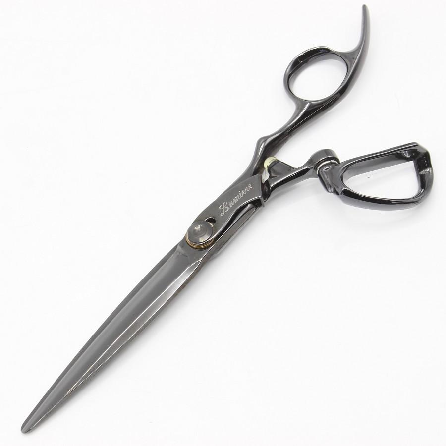 ボーナスストア+5％【美品】はさみのルミエール HyPER V 81GA63 ブラックコーティング加工 カットシザー 6.3インチ 柳刃 フレックスハンドル | 